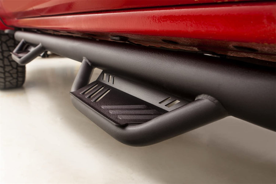 Lund Black Steel 34641752 Terrain HX Step Nerf Bars for 2016-2017 Toyota Tacoma with Double Cab