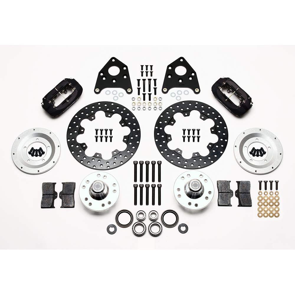FDL Front Drag Kit WILWOOD 140-11930-D, Drilled Rotor 1970-1973 Mustang