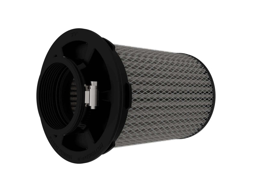 Momentum Intake Replacement Air Filter aFe POWER w/Pro DRY S Media - 3" Inlet, 8" Tall - #20-91203DM