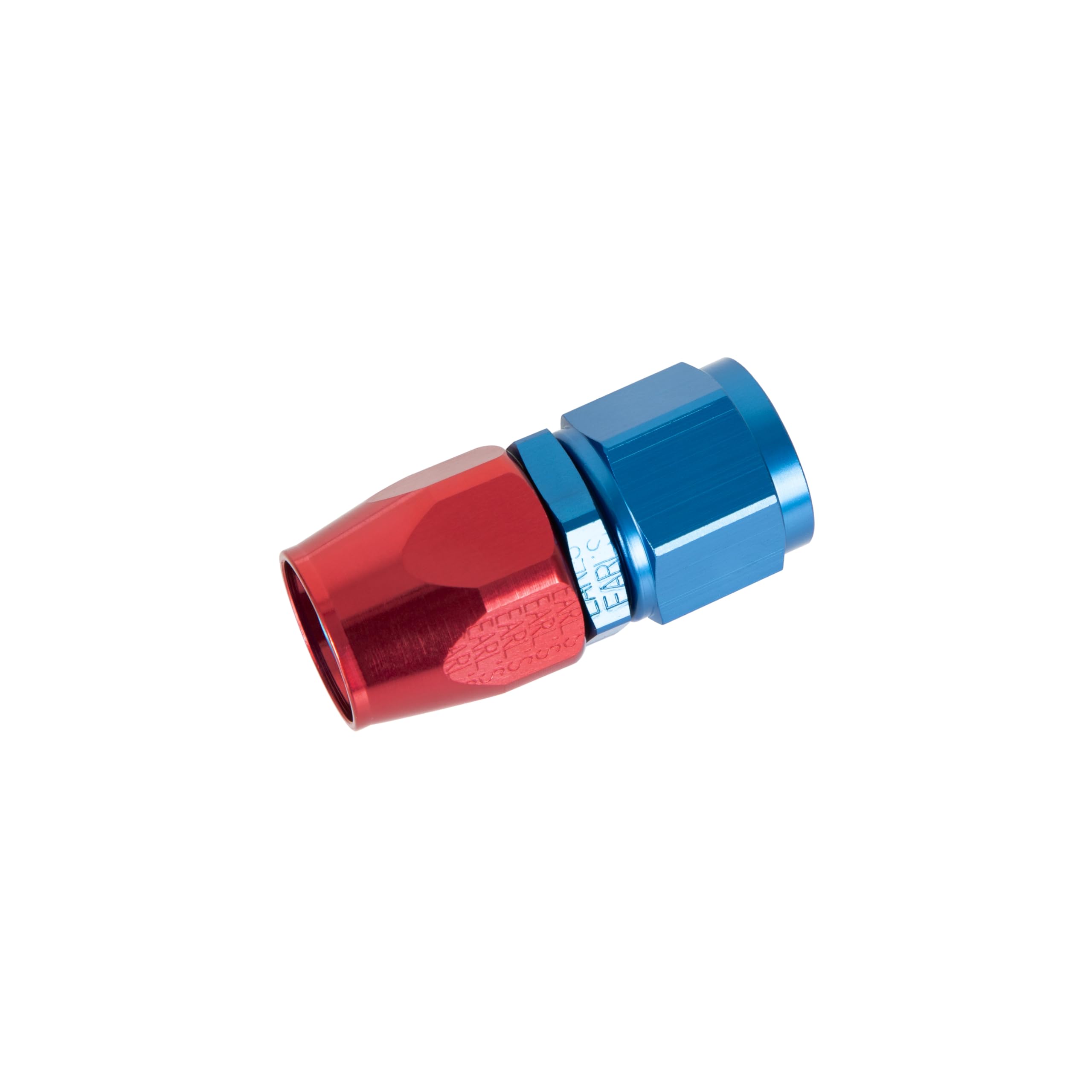 Earl's Hose End Straight Swivel-Seal® -10 AN - Red/Blue - Clamshell Package