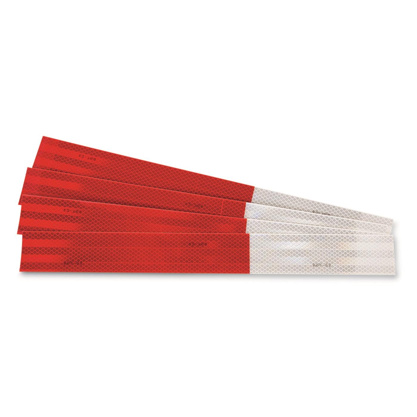 18 in. TOWSMART Red Reflective Strips - 4 Pk