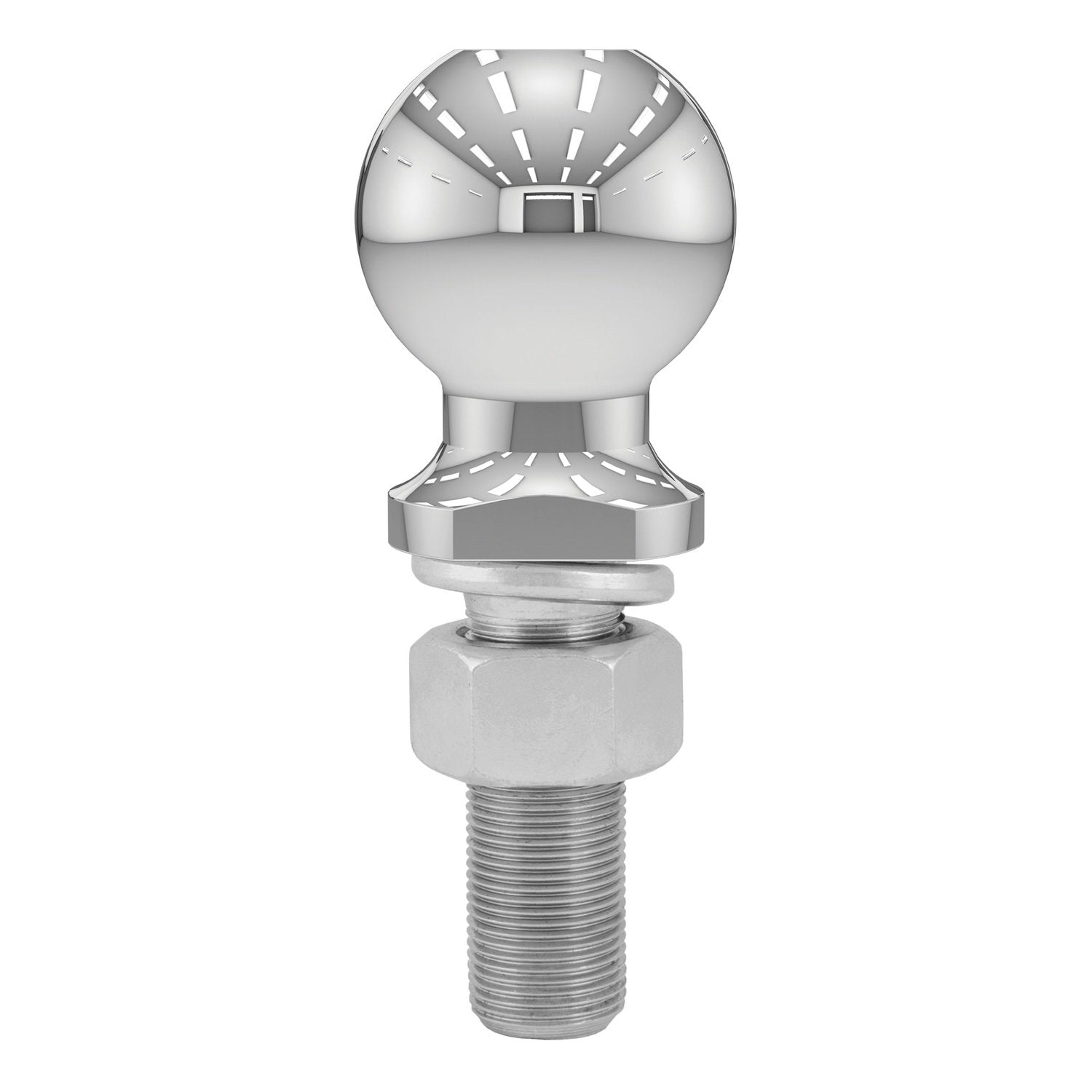 CURT Chrome Trailer Hitch Ball 40075, 6,000 lbs, 2-5/16-Inch Diameter, 1 x 3-Inch Shank