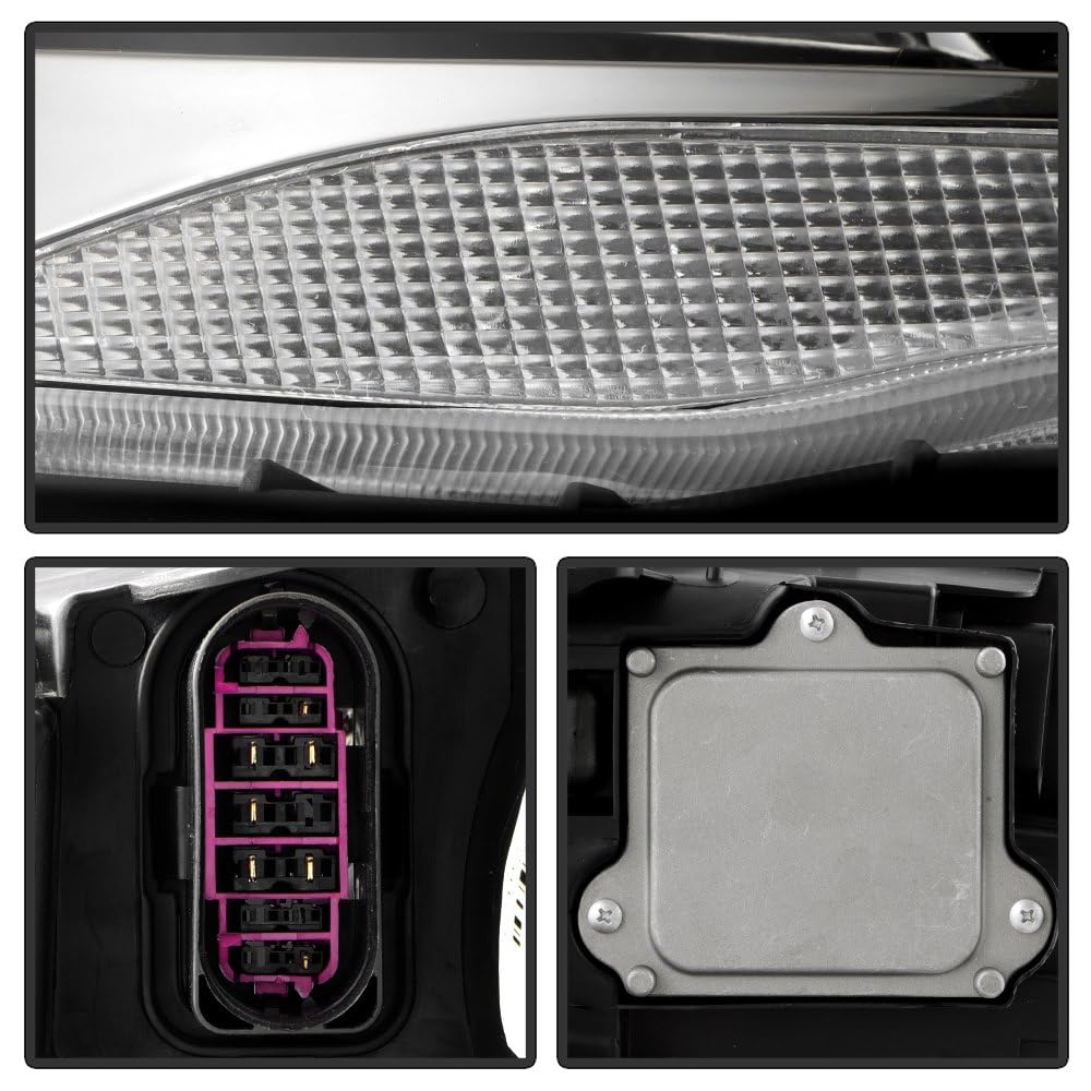 Ford Escape Spyder (POE) 17-19 w/LED DRL HID & Ballast Assembly Projector Headlight - OE Right