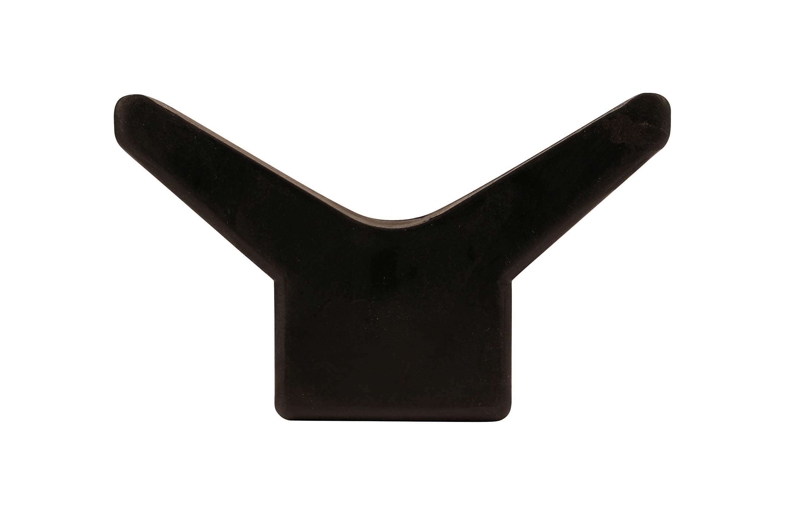 attwood Black Universal Rubber Bow Stop, 3" X 3" (11201-1)
