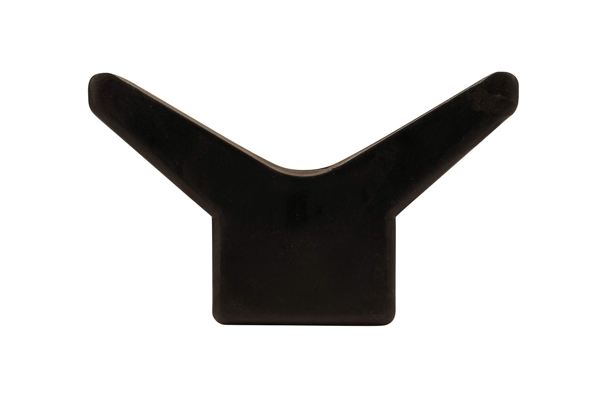 attwood Black Universal Rubber Bow Stop, 3" X 3" (11201-1)