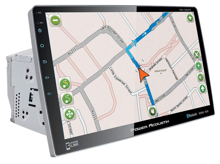 Power Acoustik PDN-1060HB Double DIN with 10.6-inch LCD Touchscreen, Swiveling DVD, CD/MP3 Car Stereo with GPS Navigation and MHL PhoneLink