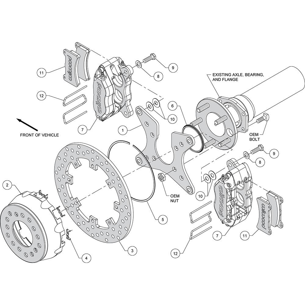 140-12552-D Wilwood Brake Kit