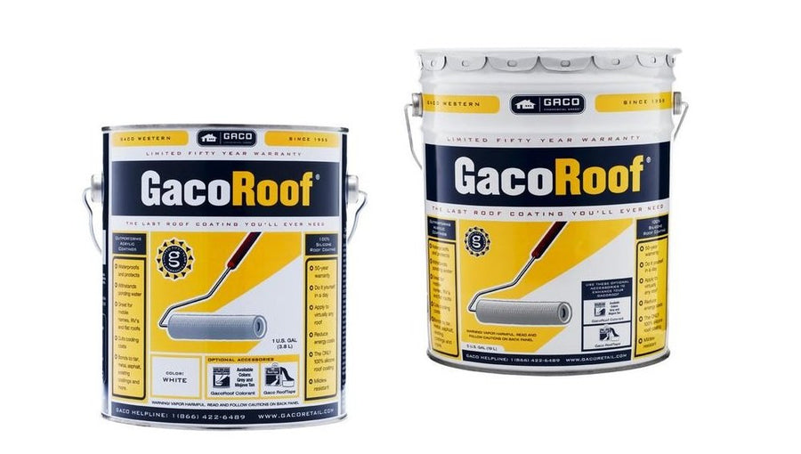 100% Silicone GacoRoof Roof Coating GR1600