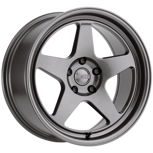 Kansei KNP K12G Gun Metal Wheel (19 x 10.5 inches /5 x 112 mm, 35 mm Offset)