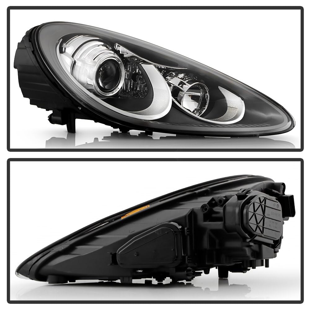 Porsche Cayenne 11-14 Spyder (POE) HID w/AFS Non-LED DRL Projector Headlights - OE Grey Right