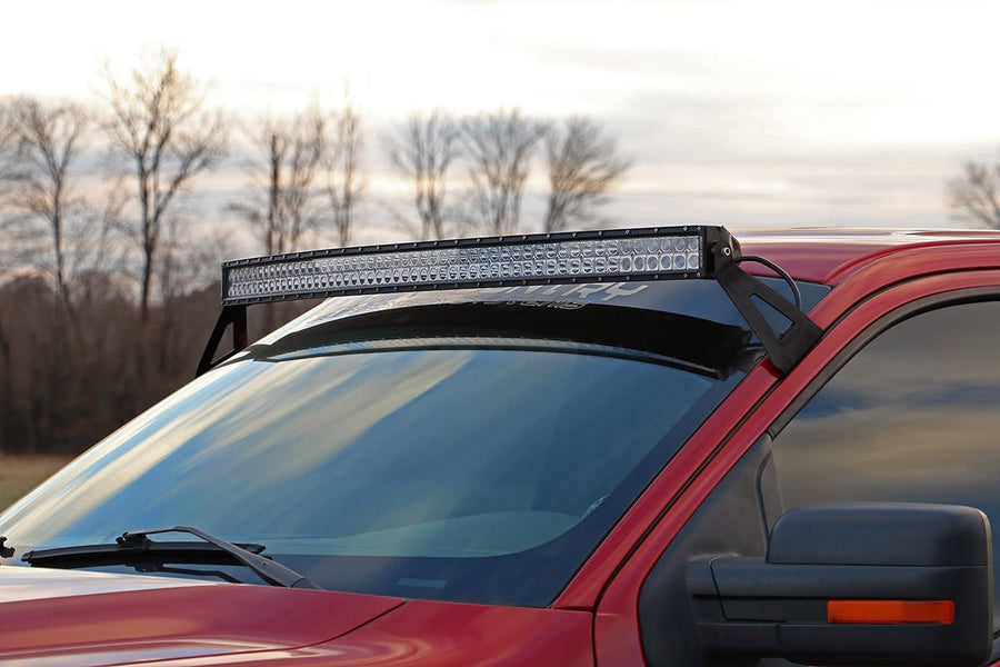 54" LED Light Bar Rough Country Windshield Brackets for 04-14 Ford F-150-70518