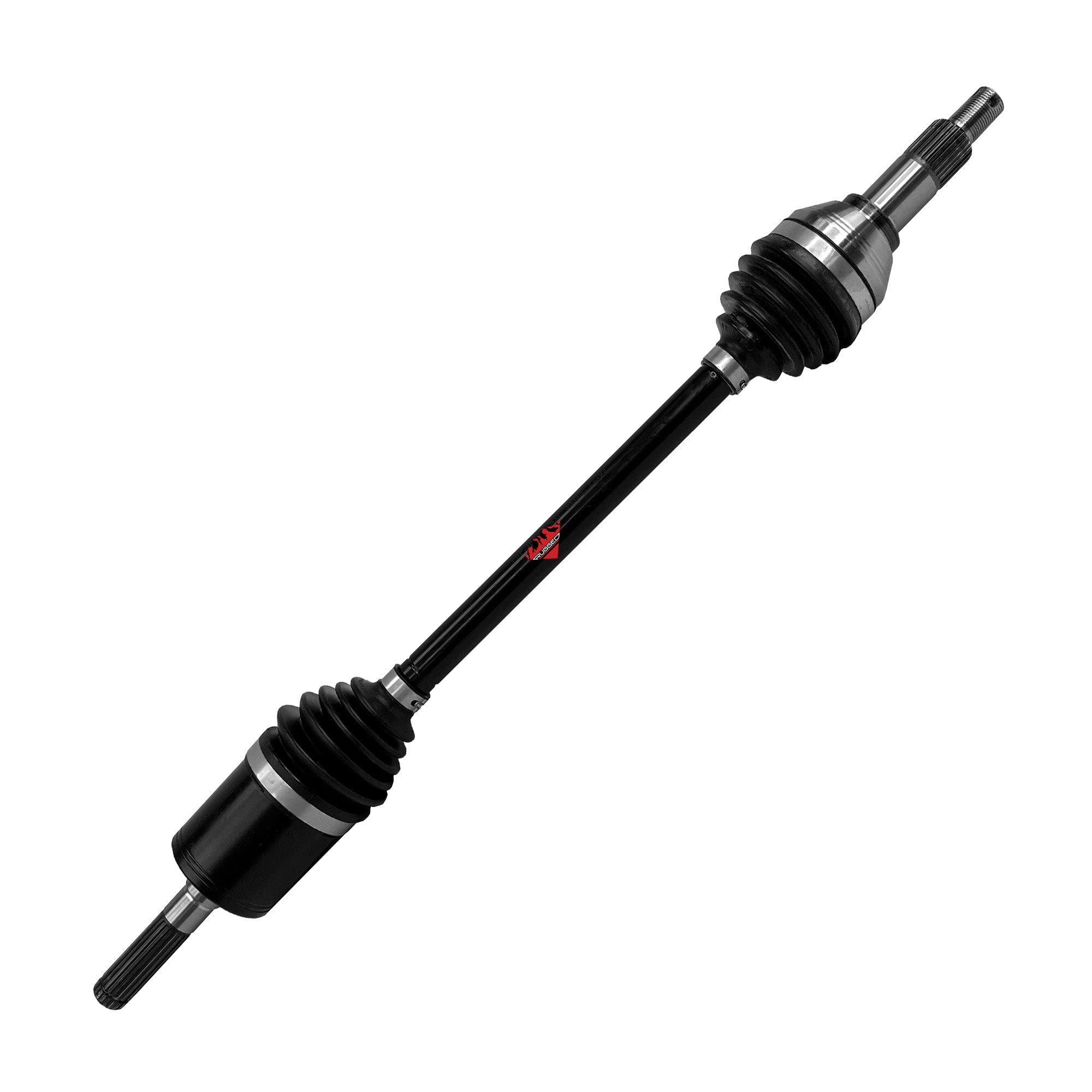 Performance Front Left Rugged Axle for (2019-2023) Can Am Commander/Maverick Sport, Stainless-Steel Clamps Coated for High Protection & Machined Heat Treated for Long Life OEM: 705402031