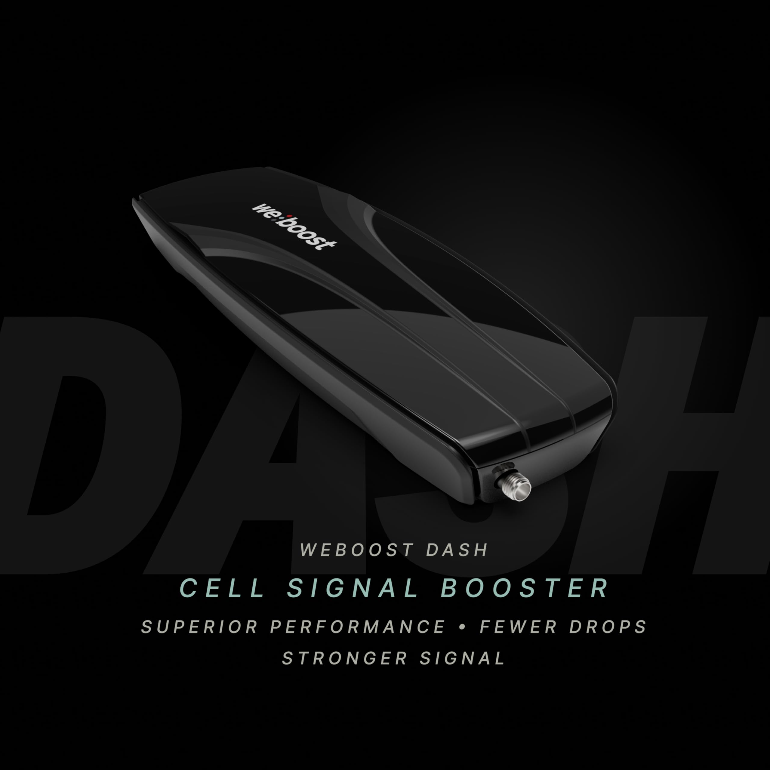 weBoost Cell Phone Signal Booster Dash with Qi2 Wireless Charger | Boosts 5G/4G LTE All US Carriers | for Cars, SUVs, Trucks, Vans | Magnetic Mount | USA Made | FCC Approved