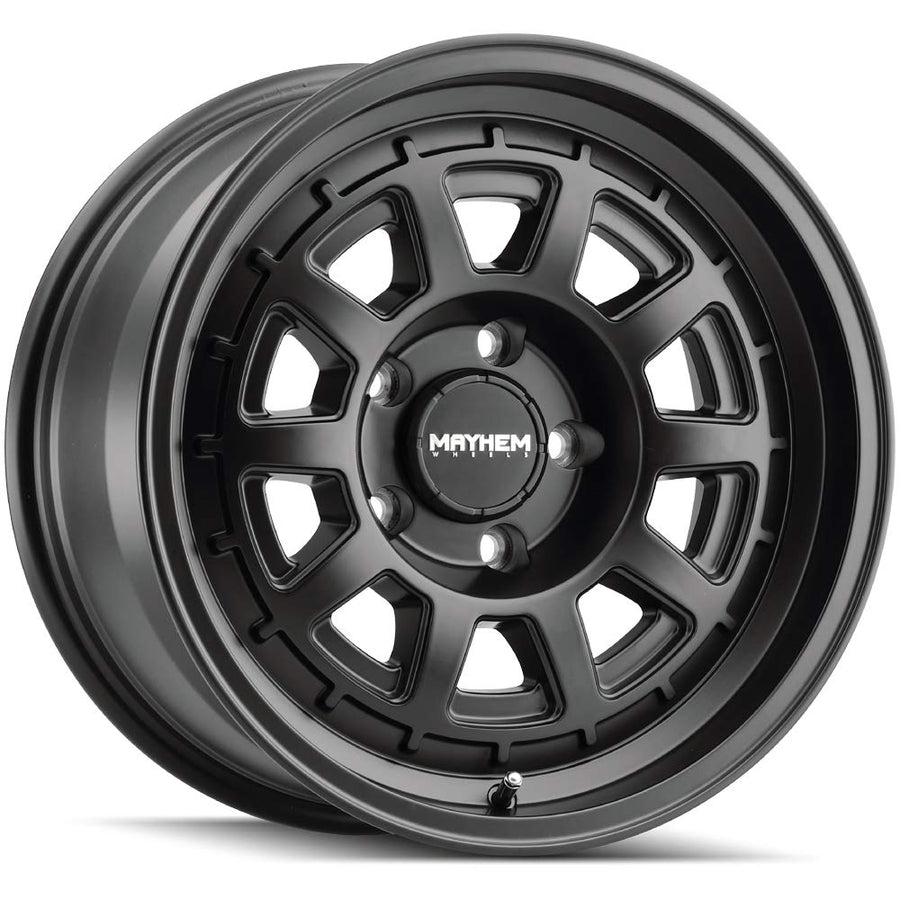 Voyager 8303 Mayhem 8303 Matte Black 17X8.5 8-165.1 0mm 125.2mm