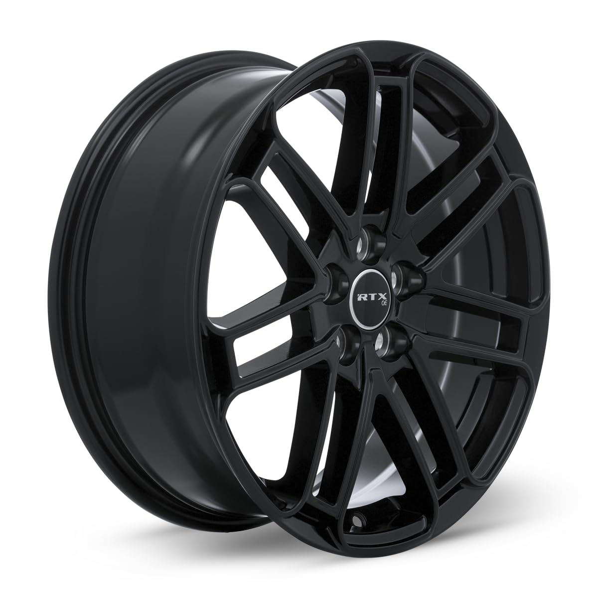 Custom RTX CAMBRIDGE Wheel - 17x7, +40 Offset, 5x100 Bolt Pattern, 54.1mm Hub - Gloss Black Rim