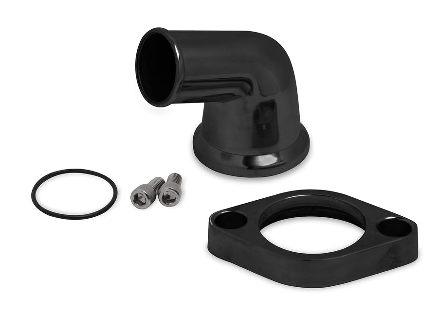 Weiand Aluminum Water Outlet, 15 Degree Weiand
