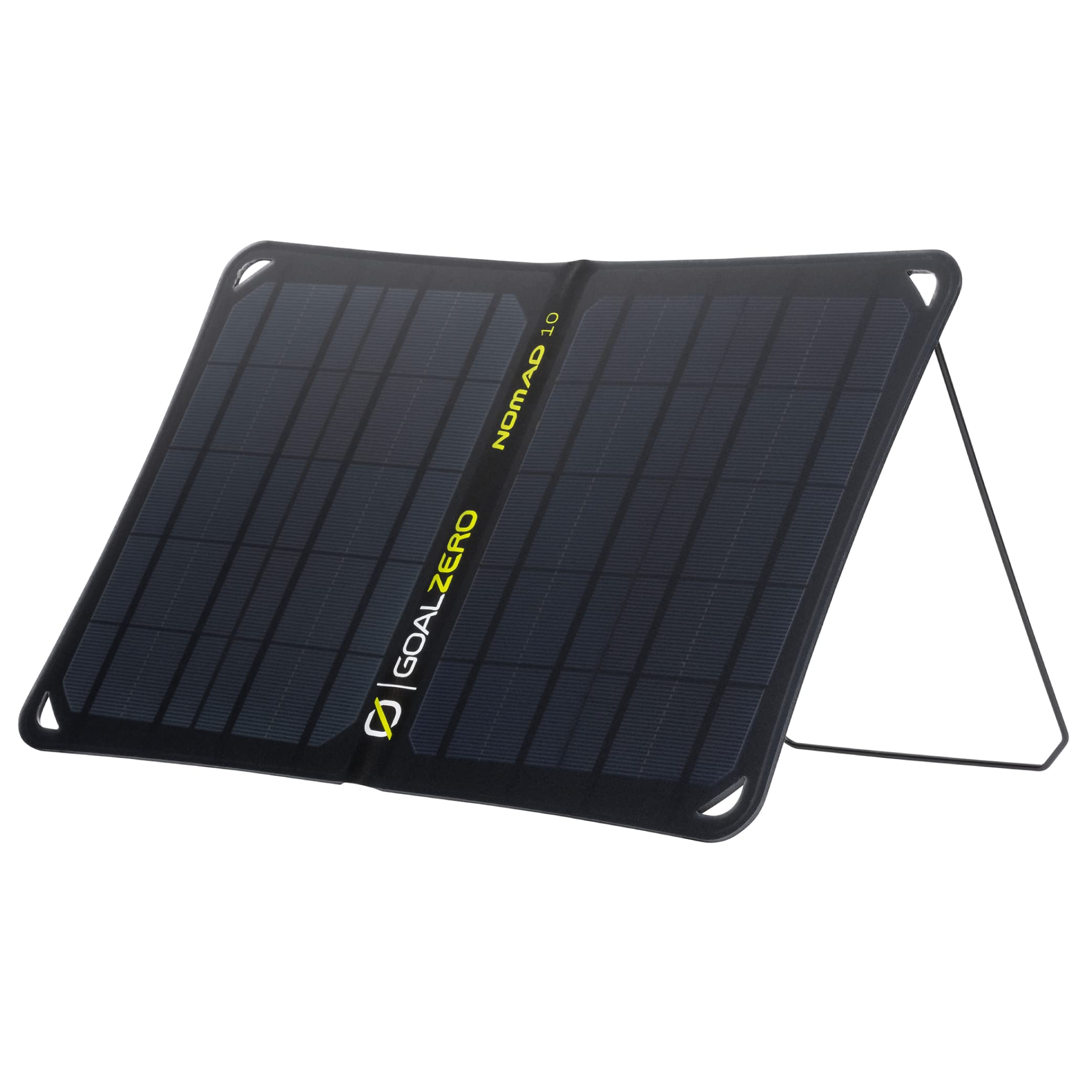 Goal Zero 10 Nomad, Foldable Monocrystalline 10 Watt Solar Panel with USB Port, Portable Solar Panel Backpacking, Hiking and Travel. Lightweight Backpack Solar Panel Charger with Adjustable Kickstand