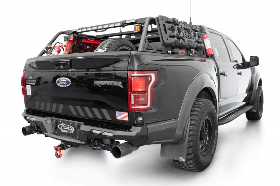 Addictive Desert Designs R110191190103 - Addictive Desert Designs Phantom Rear Bumper Fits 17-20 Compatible with/Replacement for F-150