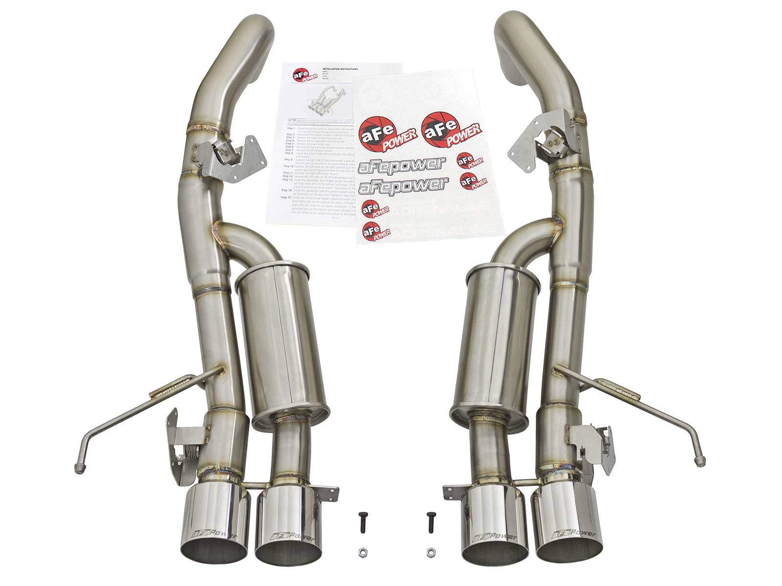 MACH Force-Xp Exhaust System aFe Power (for Chevrolet (3"-2.5", Axle-Back, Stainless Steel))