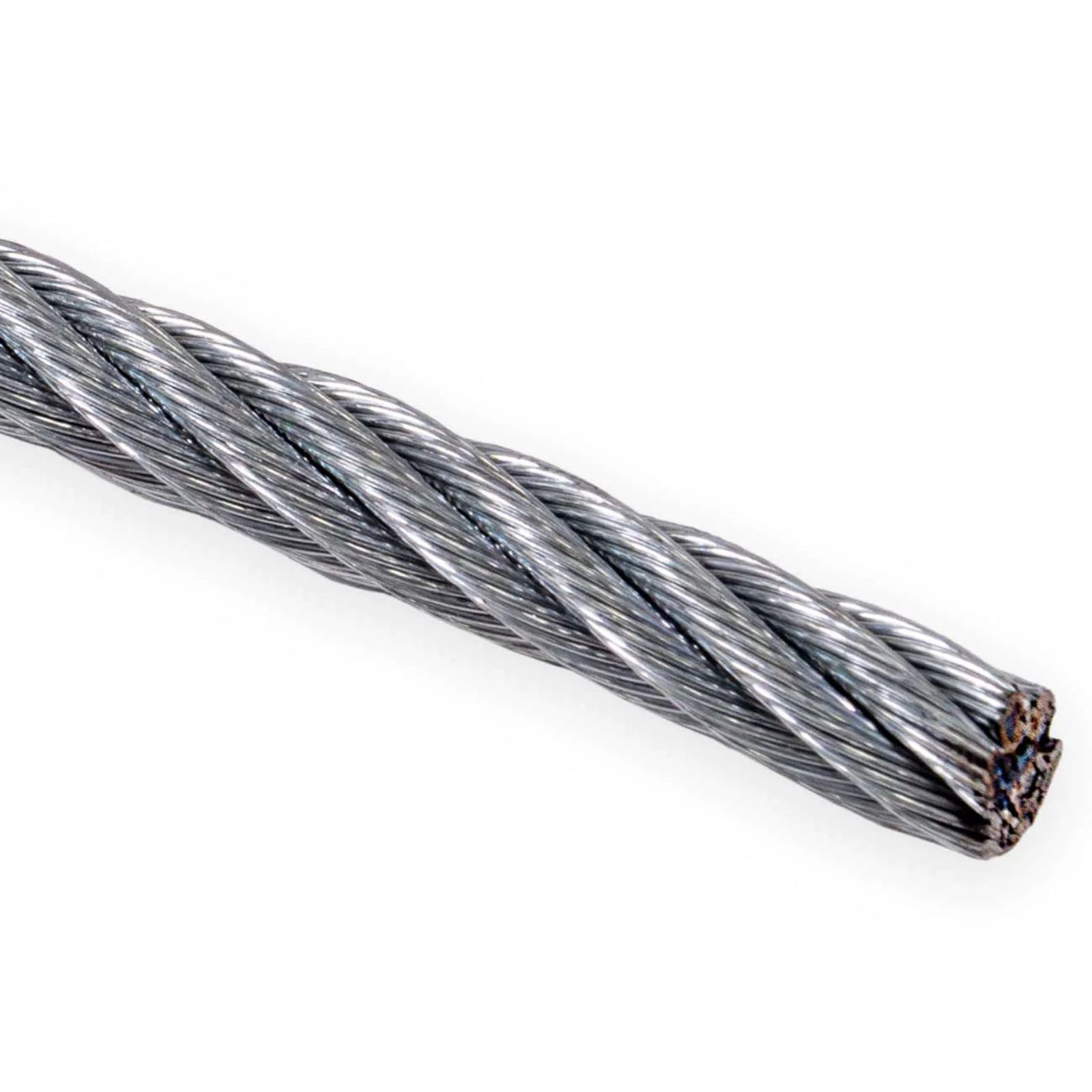 7/32" x 50' MILE MARKER 77-50112-40 Replacement Galvanized Aircraft Steel Cable for 3,500 Pound ATV UTV Winches Only | Designed for Durability and Convenience