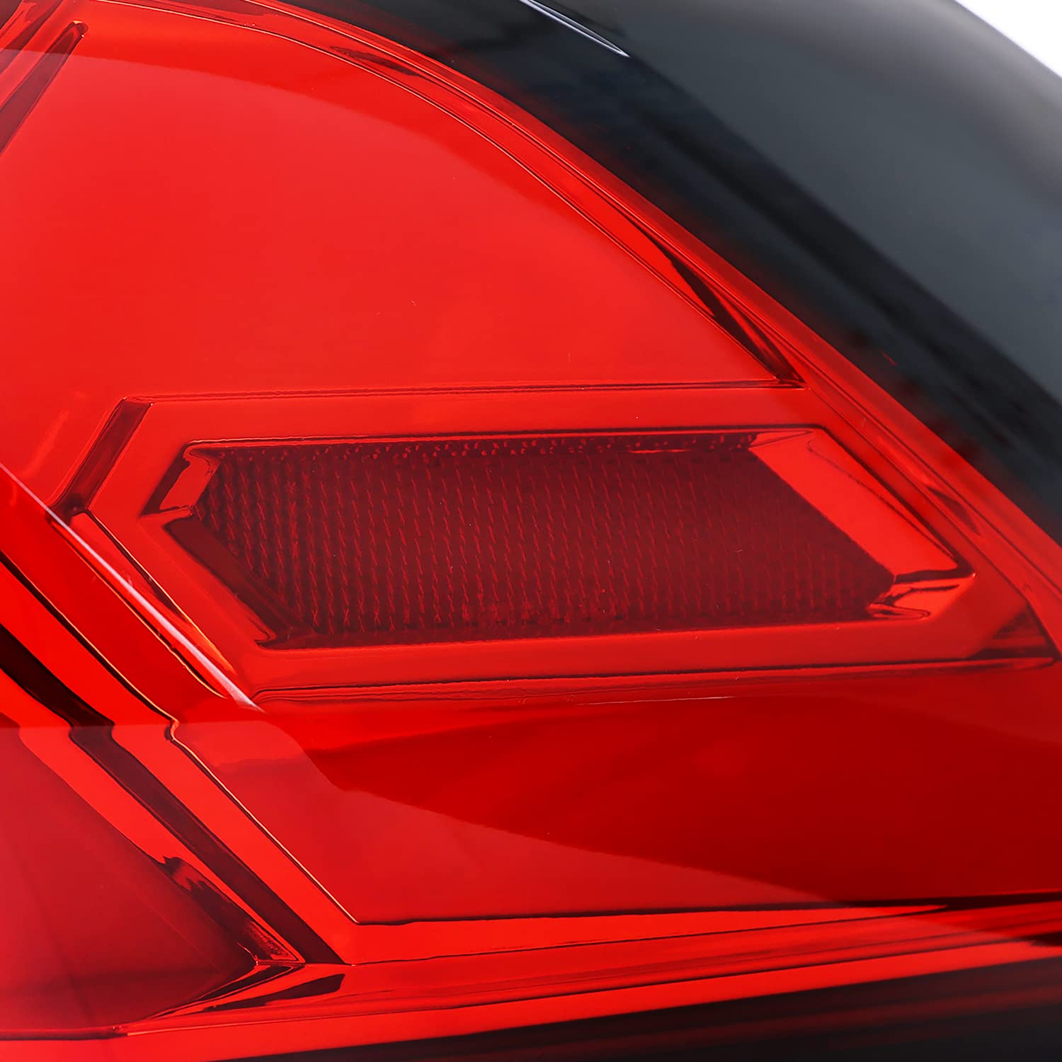 Red LED Sequential Tail Lights SPEC-D TUNING Compatible with 2019-2023 Toyota RAV4, Left + Right Pair Assembly