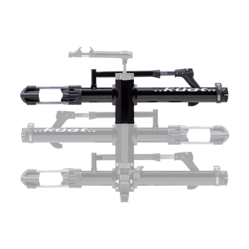 KUAT NV 2.0 Add-On - 2" +1 -Bike Rack | Increases The 2" NV to a 3-Bike Hitch Rack | Rugged All-Metal Construction | E-Bike Compatible | Easy Installation | Black Metallic (NA21B)
