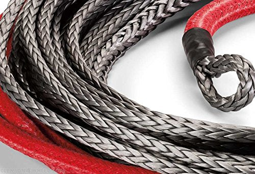 Spydura Pro WARN 93121 Synthetic Winch Cable Rope Extension with Loop Ends: 3/8" Diameter x 25' Length, 6 Ton (12,000 lb) Capacity