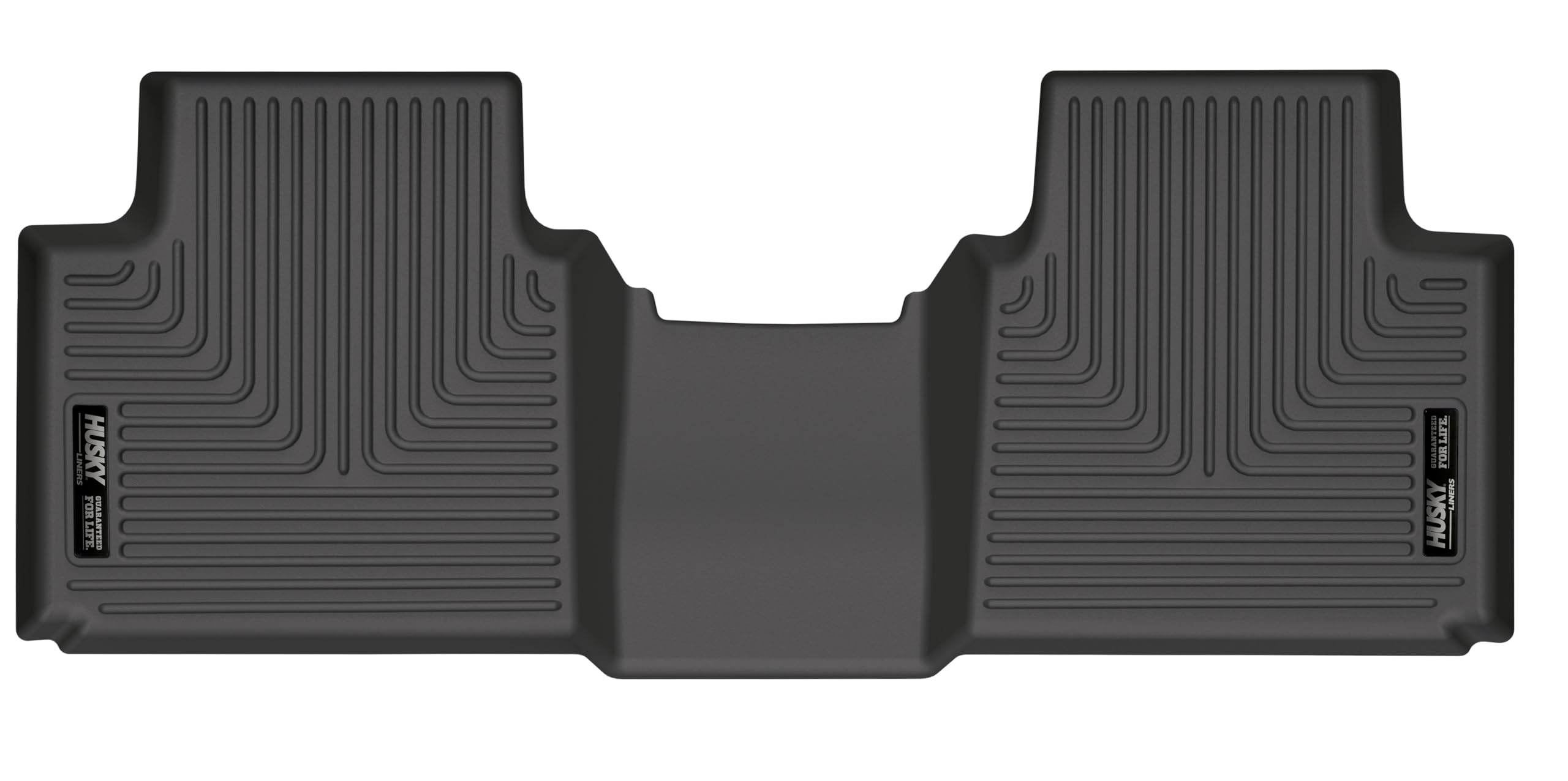 Weatherbeater Husky Liners Floor Mats | Fits 2022-2025 Mitsubishi Outlander | 2nd Row, 1-pc Black - 16711