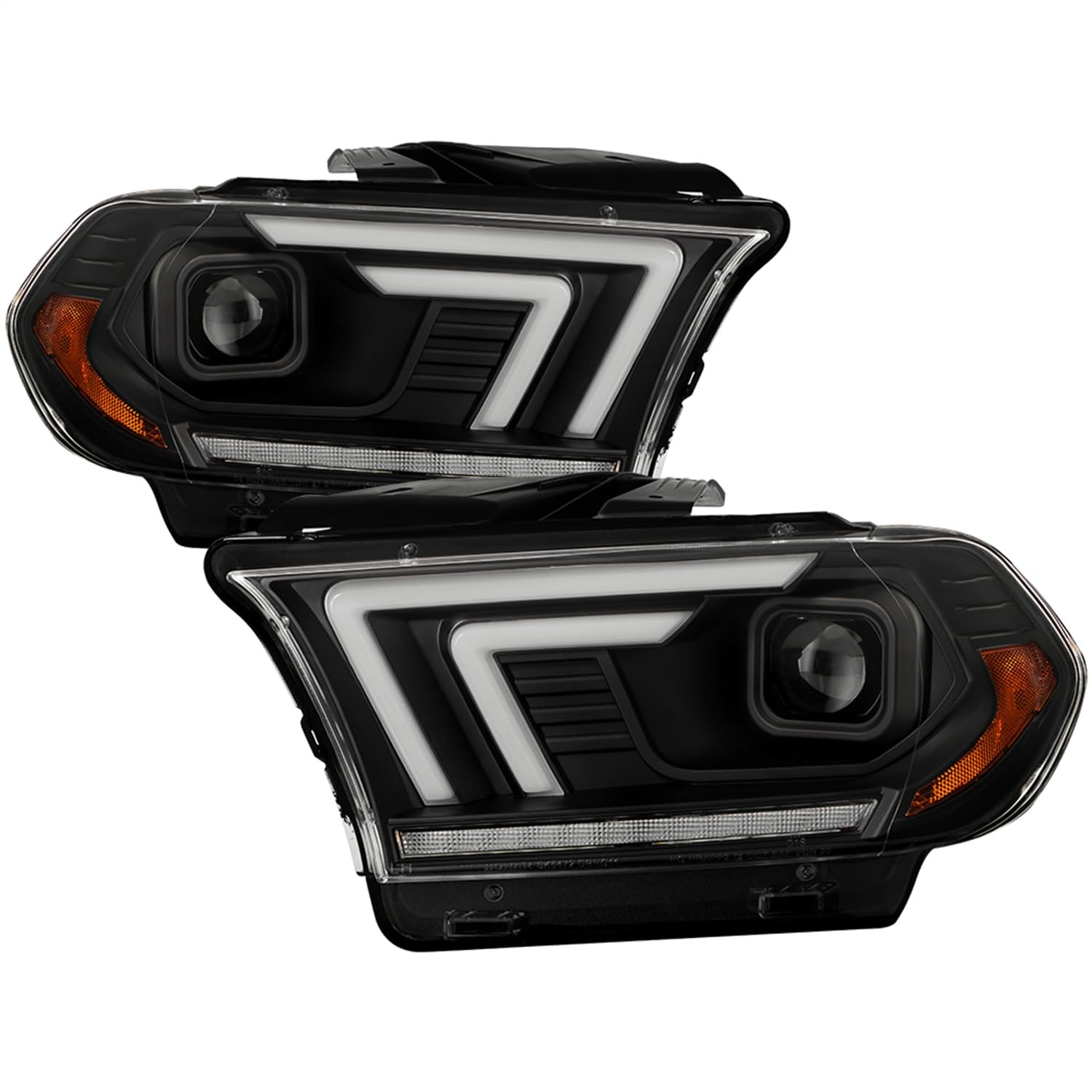 Crystal Headlights Spyder - (PRO-YD-DDU11SI-BK)