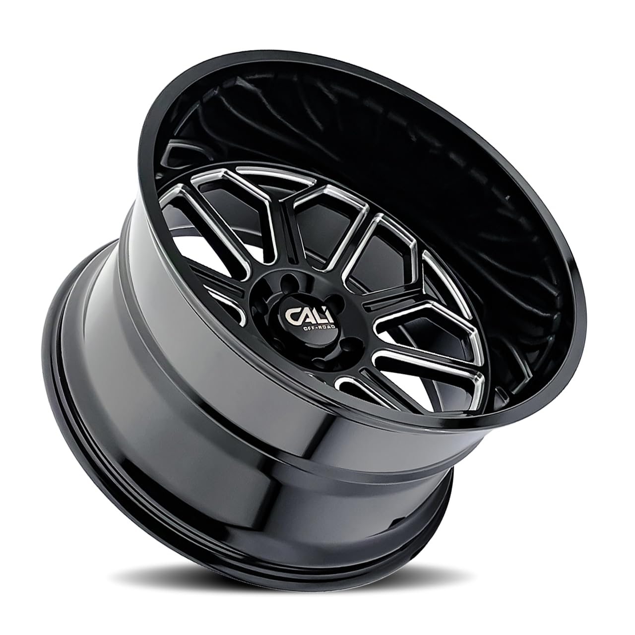 Auburn Cali Off-Road Black Wheel with Gloss (20 x 9. inches /1 x 0 mm, 12 mm Offset)