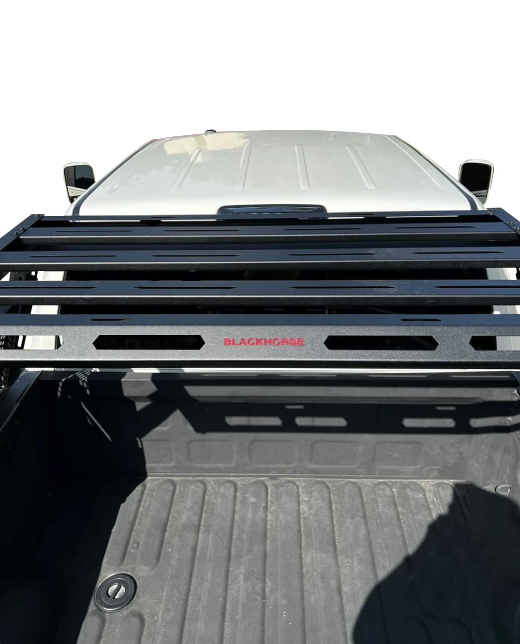 Matte Black Horse Armour II Roll Bar W/Basket - Compatible with 2014-2022 Silverado 1500 / Sierra 1500-2015-2022 Ford F-150 / RAM 1500-2007-2022 Toyota Tundra