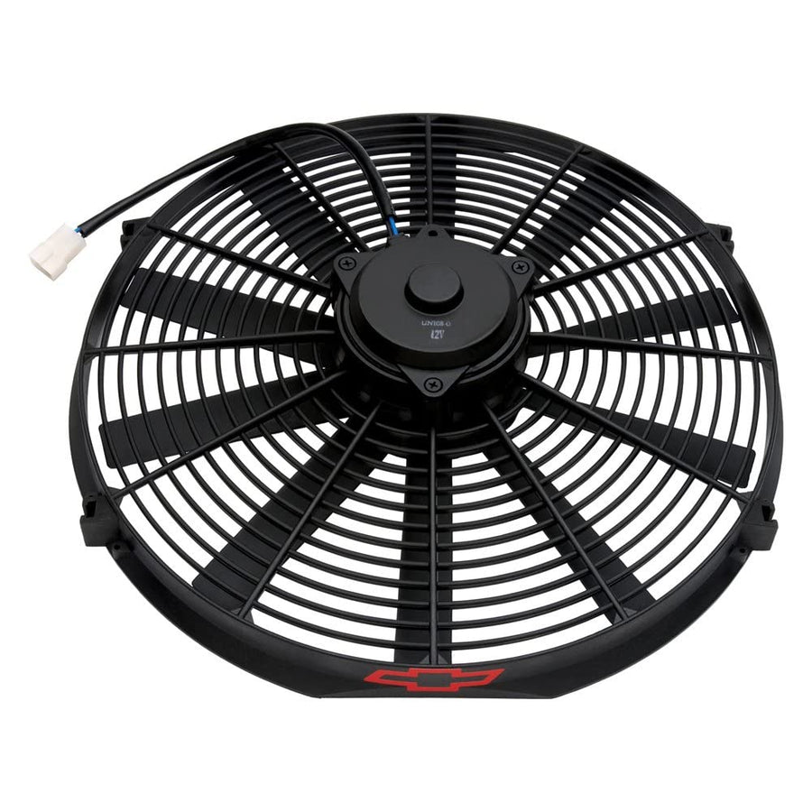 Proform 16" 7 Amp 2,100 CFM Reversible Electric Fan Kit with Red Chevrolet Bowtie Logo 141-646
