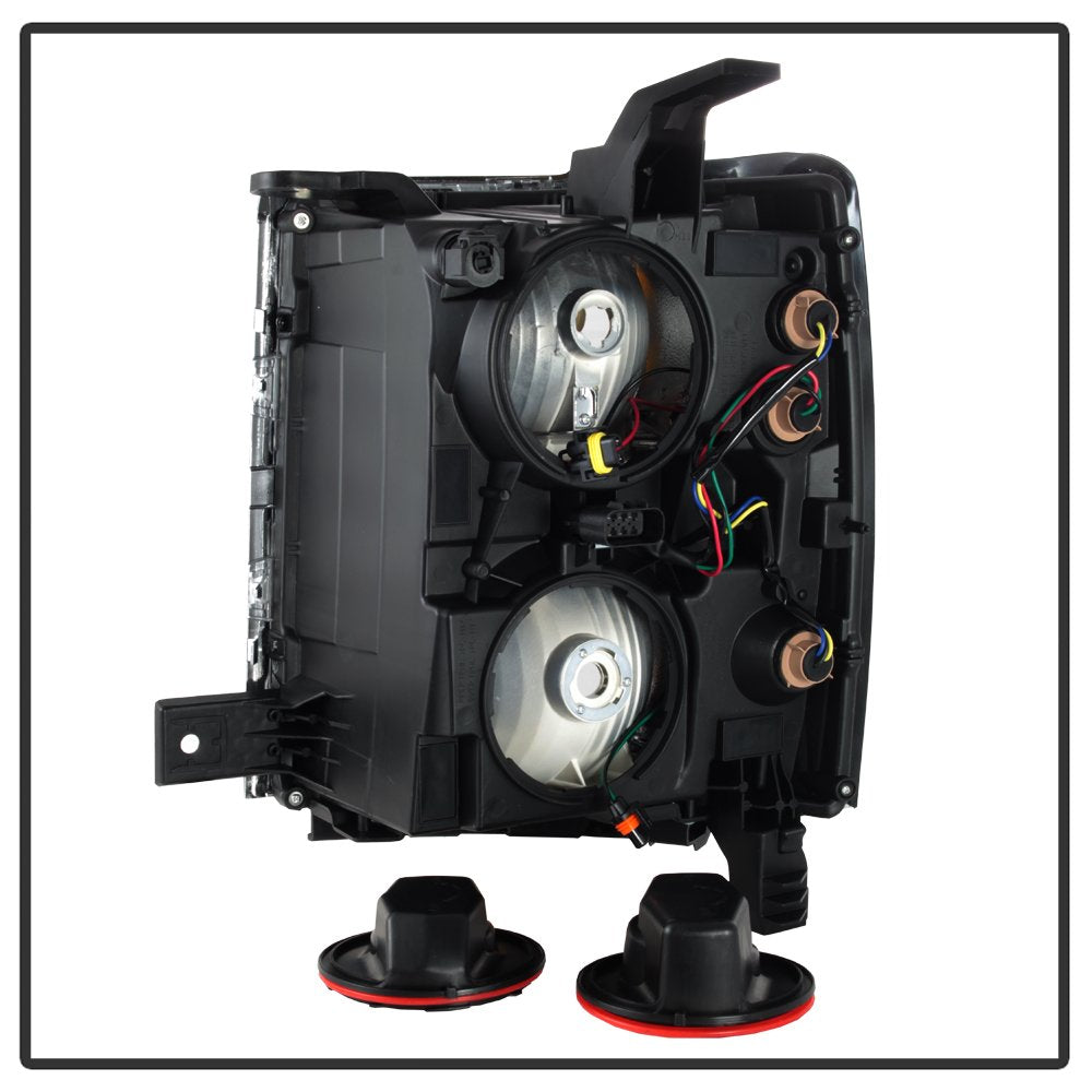 OEM Style Xtune Headlight (HD-JH-CS14-OEBK-L) (POE)