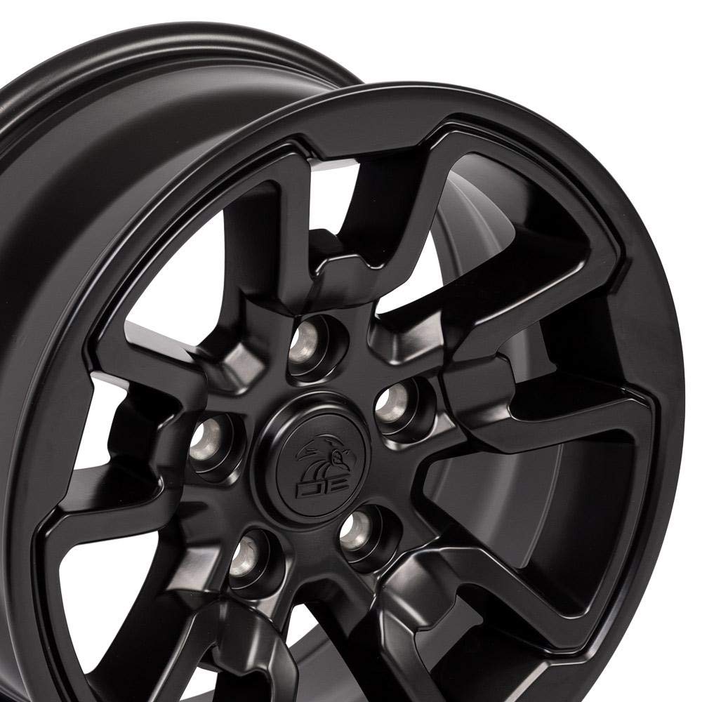 17 Inch OE Wheels DG55 Rim Fits Ram Rebel Style 5x139.7 17x8 Satin Black - Hollander 2614 (1)