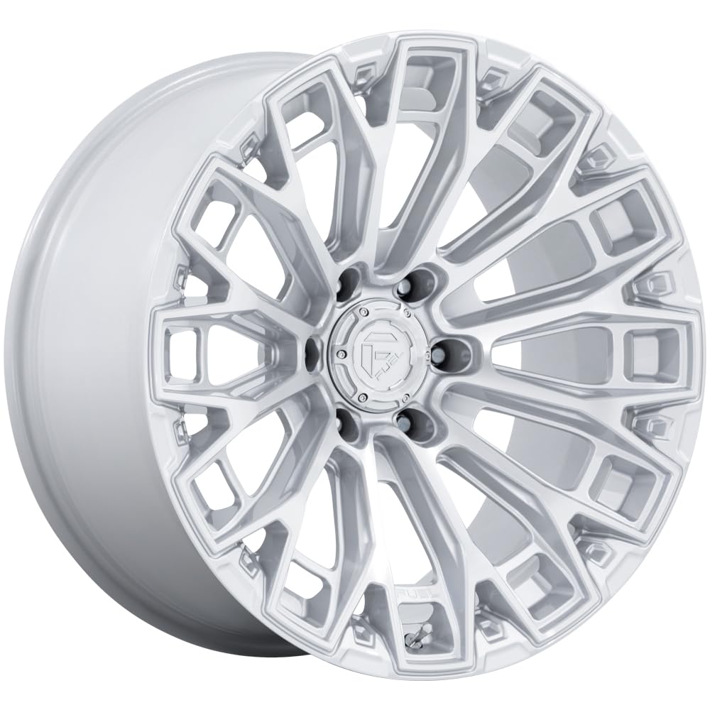 FC882 TRAX FUEL OFF-ROAD 18X9 6X5.5 5.04 1mm GLOSS SILVER W/MACHINED FACE - FC882SD18906801