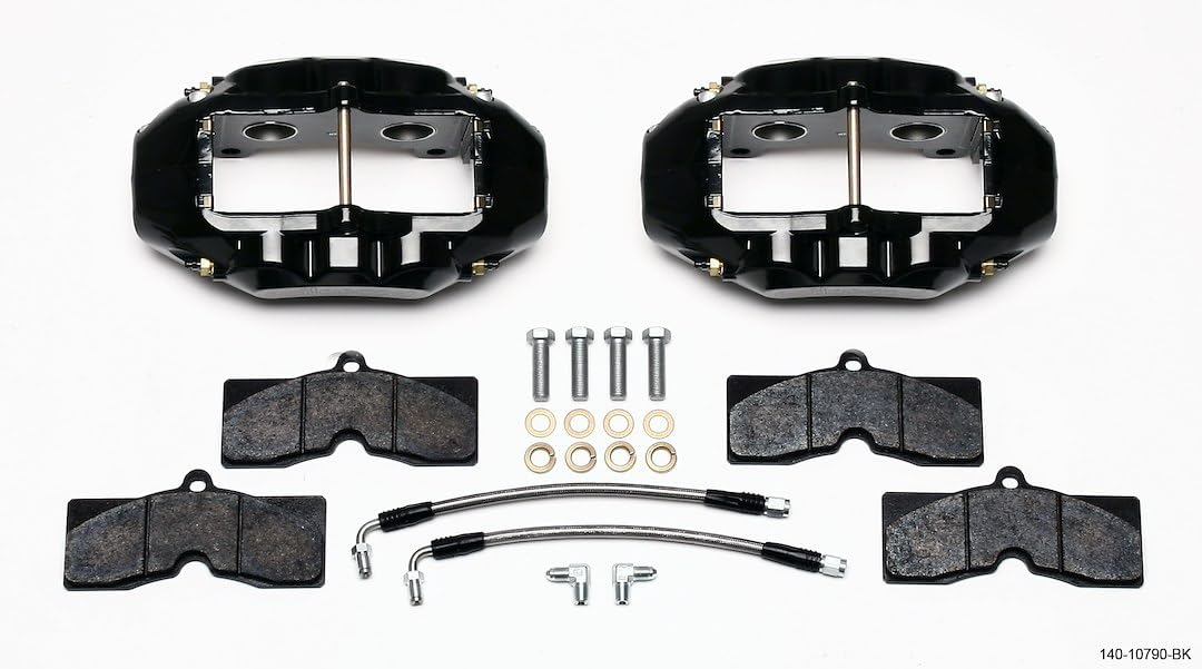 Rear Brake Kit Wilwood 65-82 Corvette Black Caliper