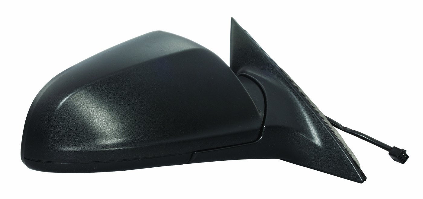 Fit System Mirror Passenger Side for Chevy Malibu LT, Hybrid Model, Saturn Aura, Hybrid Model, Black, PTM, Foldaway, Power