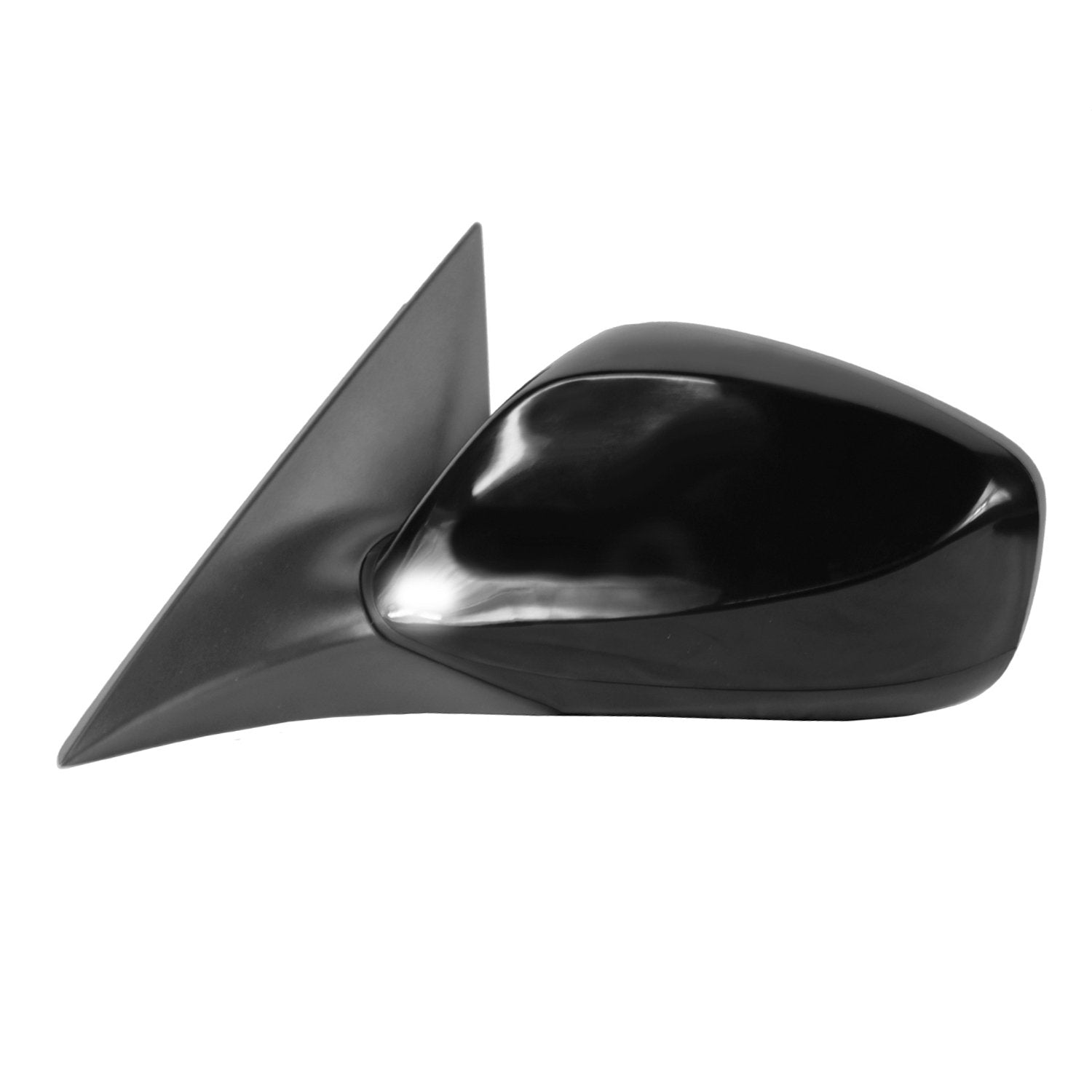 Driver Side Fit Mirror for Hyundai Veloster, Textured Black w/PTM Cover, spot Mirror, Foldaway, w/o Panoramic roof, Heated Power