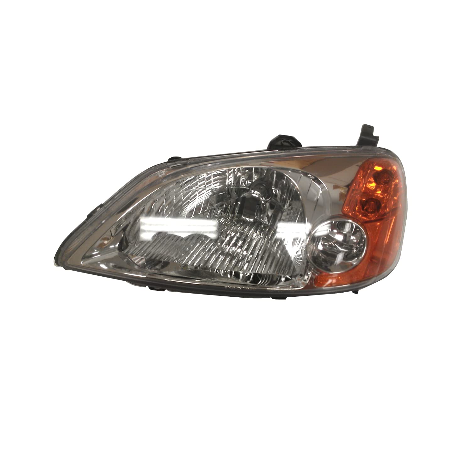 Left TYC Headlight Assembly Compatible with 2001-2003 Honda Civic