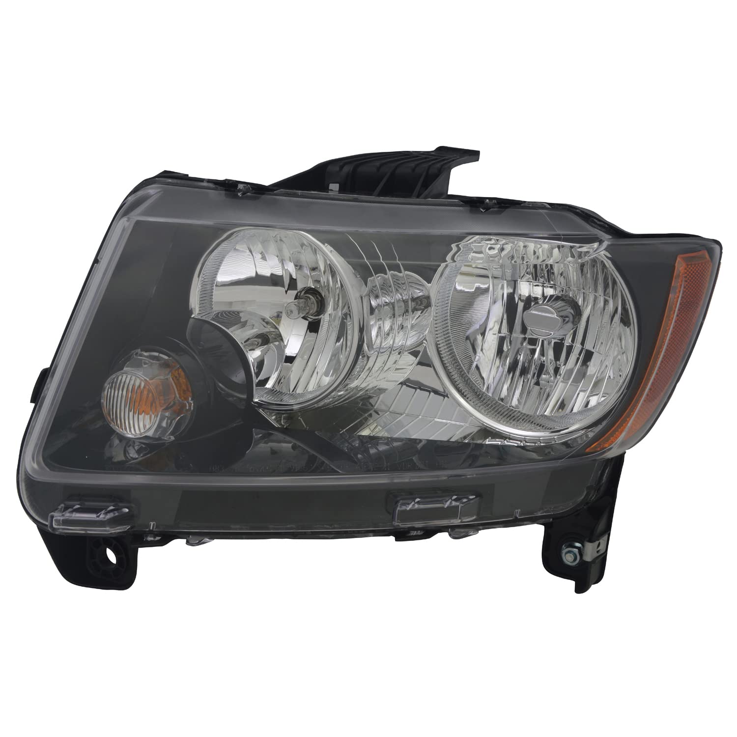 Left TYC Headlight Assembly Compatible with 2013-2017 Jeep Compass