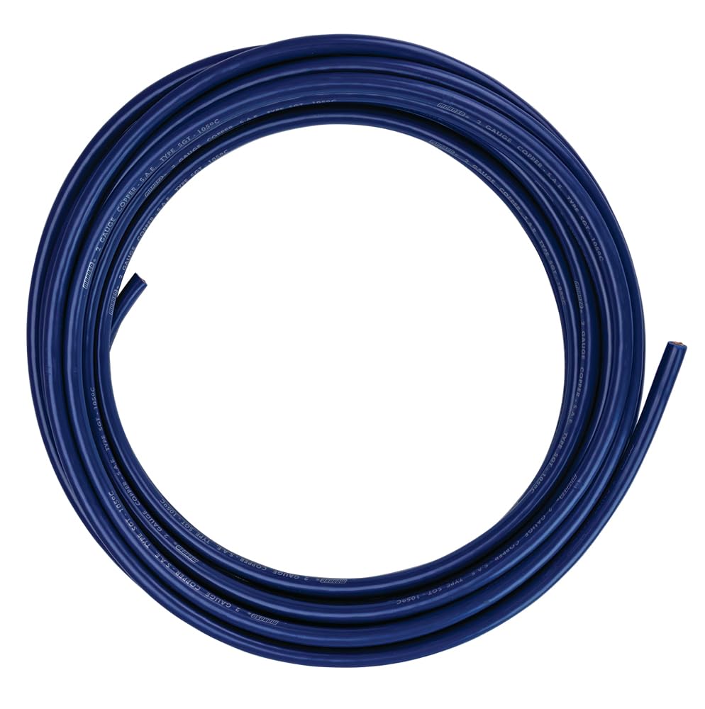 Battery Cable Moroso 74008 in Blue, 50 Ft Roll, 2 Gauge