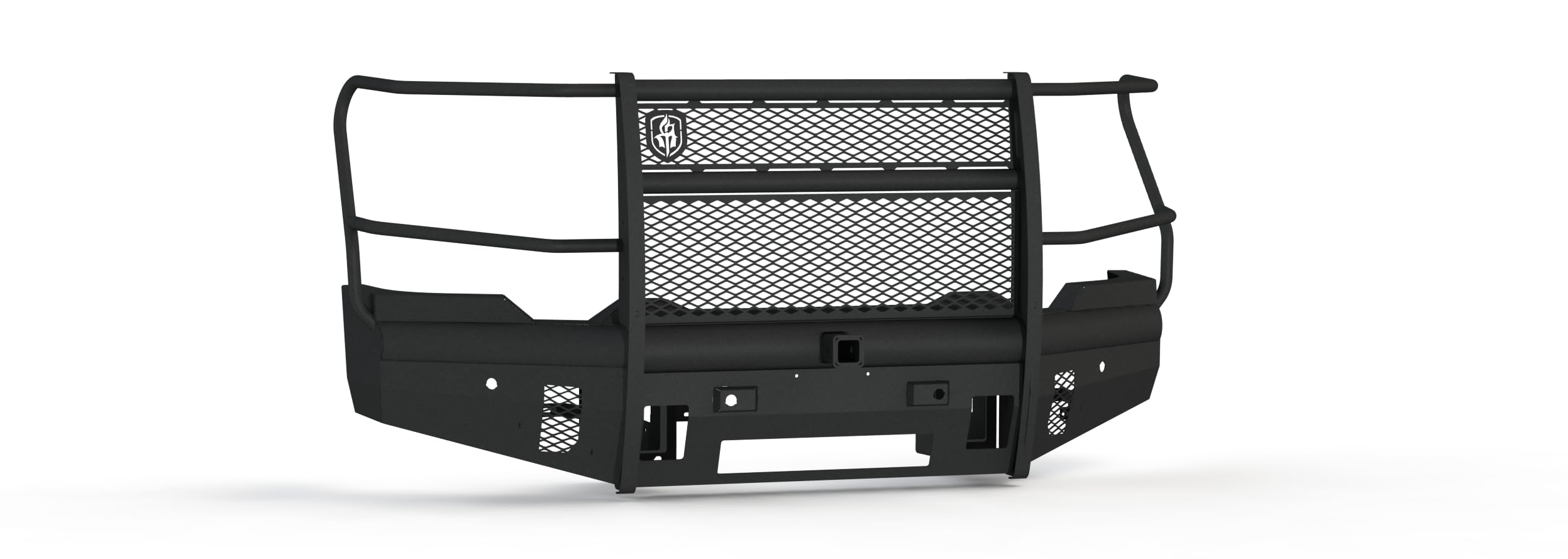 Vaquero Road Armor 2202VF26B Front Non-Winch Bumper Full Guard | 2in Receiver - Texture Black - Compatible with: 2020-2023 GMC 2500 3500