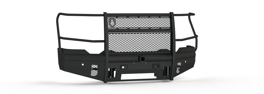 Vaquero Road Armor 2202VF26B Front Non-Winch Bumper Full Guard | 2in Receiver - Texture Black - Compatible with: 2020-2023 GMC 2500 3500