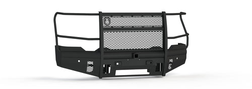 Vaquero Road Armor 2202VF26B Front Non-Winch Bumper Full Guard | 2in Receiver - Texture Black - Compatible with: 2020-2023 GMC 2500 3500