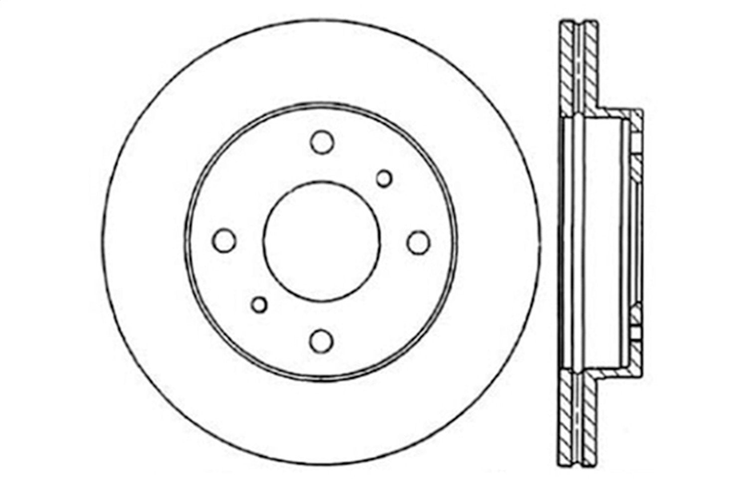 Sport Drilled/Slotted Brake Rotor StopTech 127.42041R (Front Right), 1 Pack
