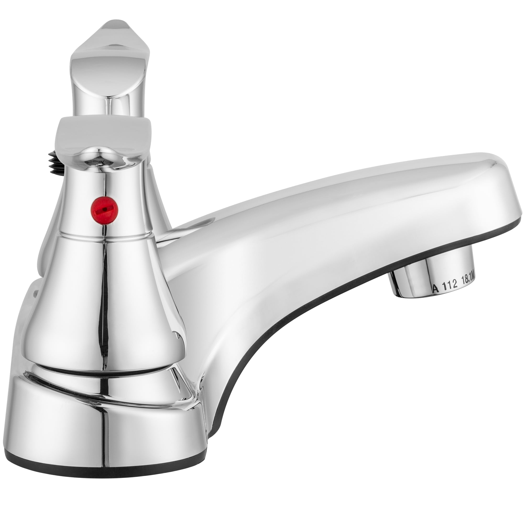 Dura Faucet RV Bathroom Faucet DF-PL720LH-CP with Winged Levers and Shower Hose Diverter (Chrome)