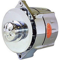 Alt Powermaster GM 12SI Polish 100A 1V Pulley Baffle & Cone 1 or 3 Wire
