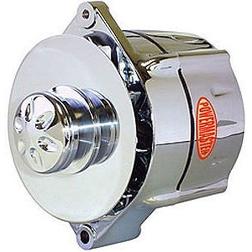 Alt Powermaster GM 12SI Polish 100A 1V Pulley Baffle & Cone 1 or 3 Wire