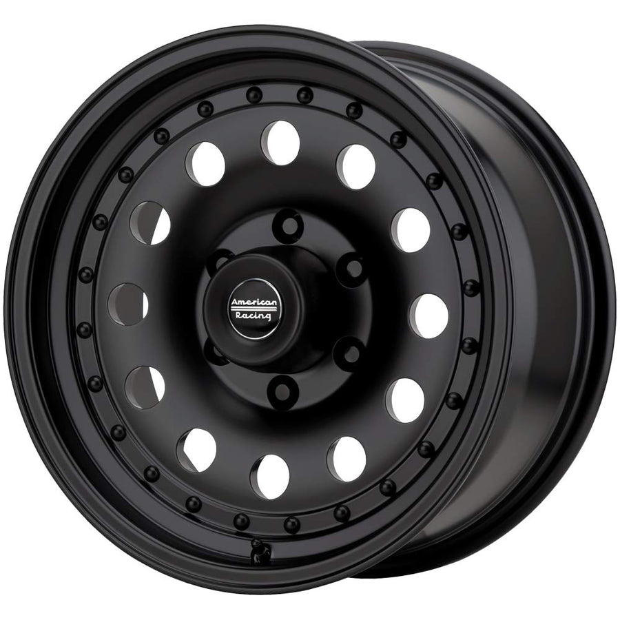 AR62 OUTLAW II American Racing 18X8 6X120 5.21 18mm SATIN BLACK - AR628877B