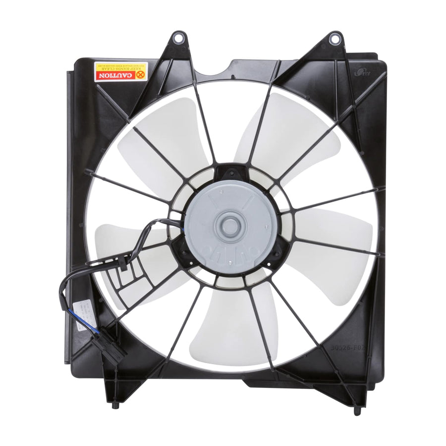 Cooling Fan Assembly TYC 601190 Compatible with 2008-2012 Honda Accord, Black